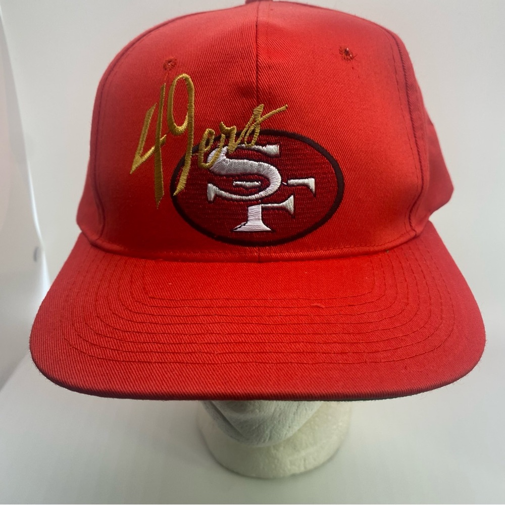 Vintage 90s AJD NFL San Fransisco 49ers Snapback Hat  Cap NWT